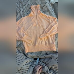 LOFT Peach Cowl Neck Sweater